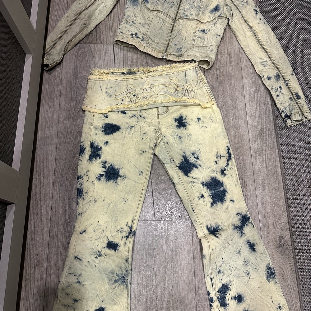 Stylish Tie-Dye Jean Jacket for Women